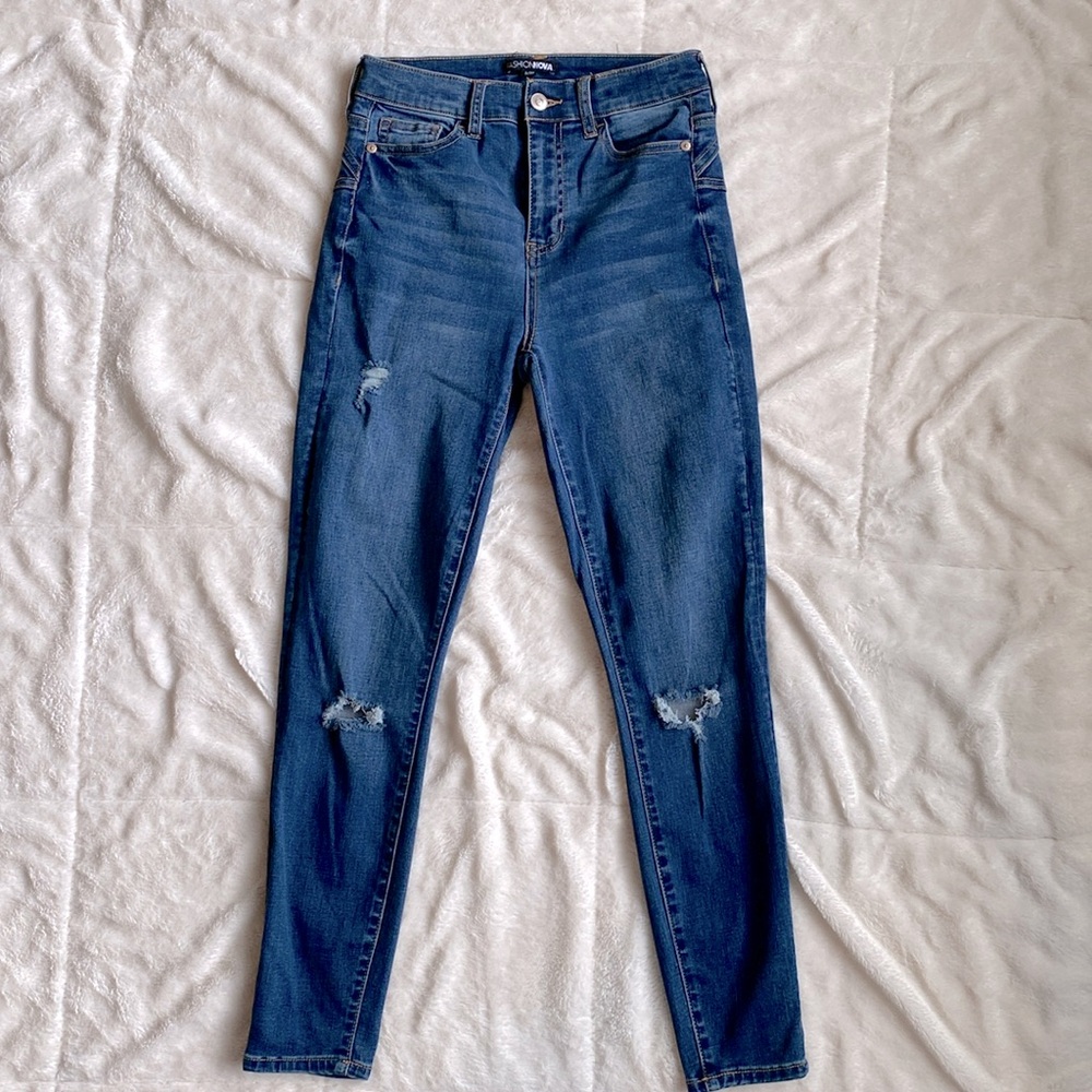 High Waisted Fashion Nova Jeans